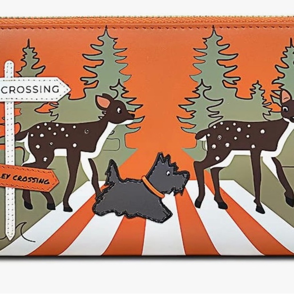 NWT Radley London Hello Deer Large Zip Around Matinee Wallet - Picture 2 of 7